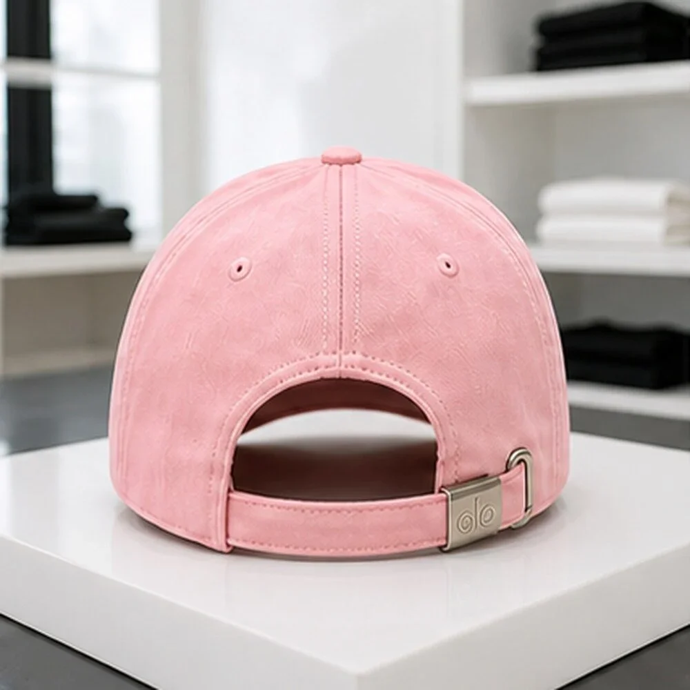 ALO Yoga Pink Pilates Baseball Cap Hat Logo